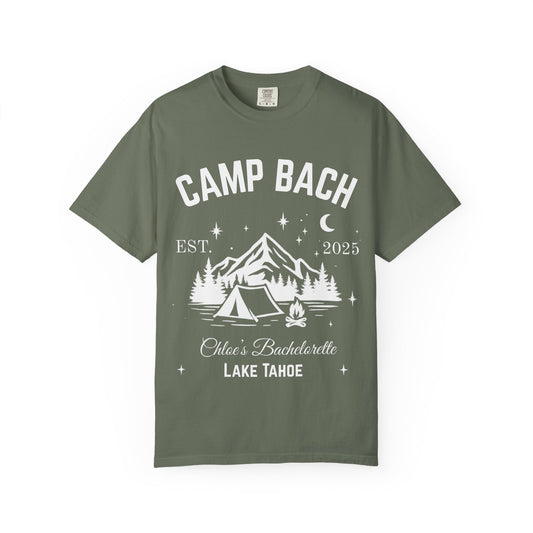 Camp Bach T-Shirt | Personalized Bachelorette Party Shirts